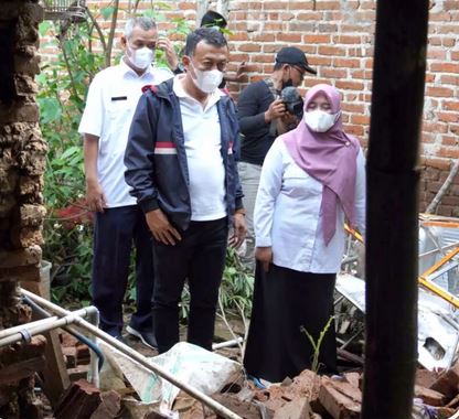 Kang Bupati Sugiri Sancoko Gandeng BBWS Bengawan Solo Tuntaskan  Tanggul Jebol di Maguwan, Ponorogo