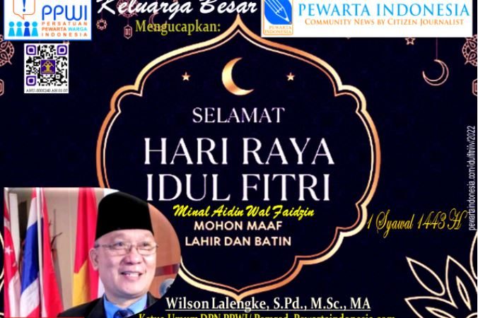 Dari Balik Terali Penjara,  “Wilson Lalengke” Sampaikan Selamat  Idul Fitri 1443 Hijriah