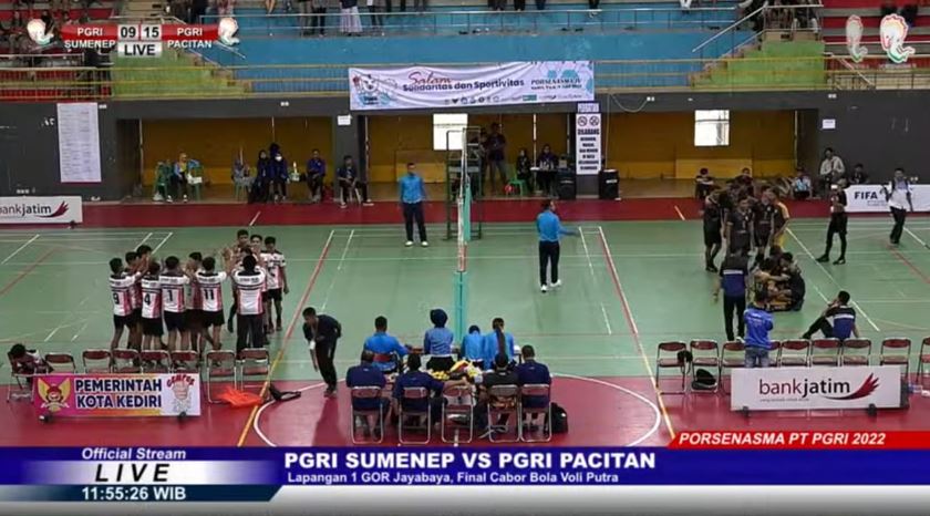STKIP PGRI Pacitan Harumkan Pacitan,  Sabet Emas Bola Voli Putra Porsenasma PT PGRI 2022