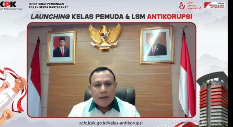 Ketua KPK  Ajak Pemuda dan LSM Wujudkan Indonesia Bebas Korupsi