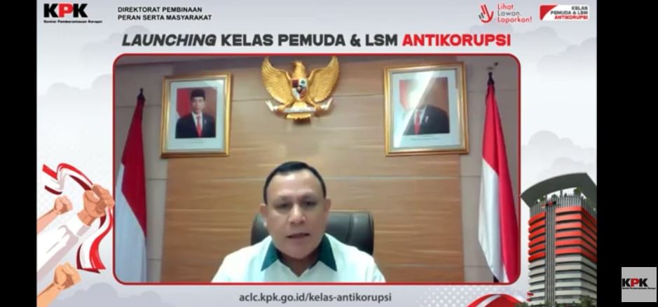 Ketua KPK  Ajak Pemuda dan LSM Wujudkan Indonesia Bebas Korupsi