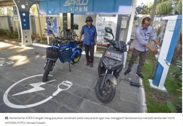 Penggunaan Motor Listrik Bikin  Hemat dan Kurangi Impor BBM