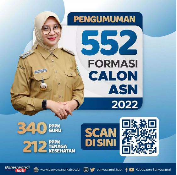 Pendaftaran PPPK Dibuka, Banyuwangi dapat Kuota 552 Formasi