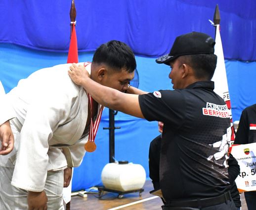 Kasdam I/BB Menutup Kejuaraan Judo Piala Pangdam I/BB Tahun 2022