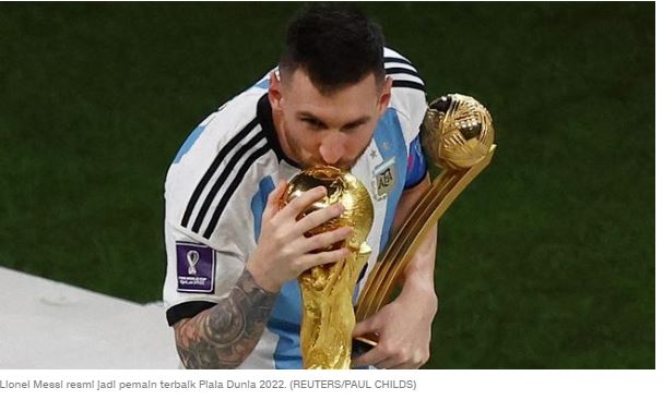 Lionel Messi Wujudkan Impiannya Bawa Argentina Juara Piala Dunia 2022