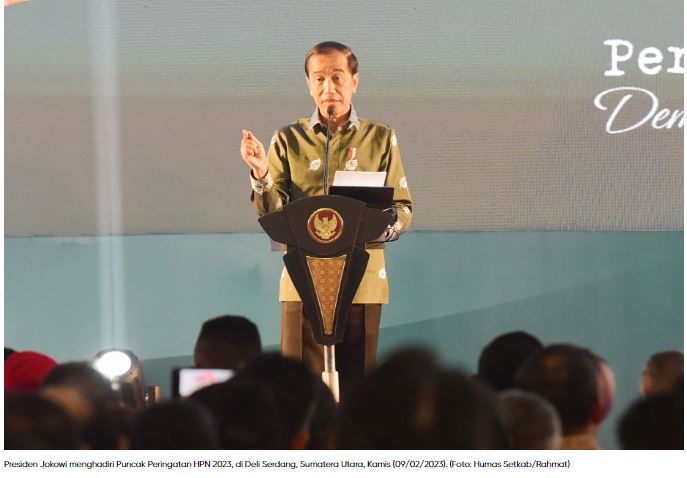 Presiden Jokowi Hadiri HPN 2023; Media Mainstream Dibutuhkan Menjadi Rumah Penjernih Informasi