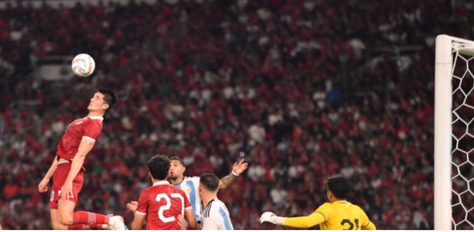 Elkan Baggott Hampir Membobol Gawang Argentina, Namun Timnas Indonesia Kalah 0-2
