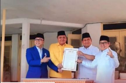 Koalisi Empat Partai, Deklarasikan Prabowo Subianto Sebagai Calon Presiden Pemilu 2024