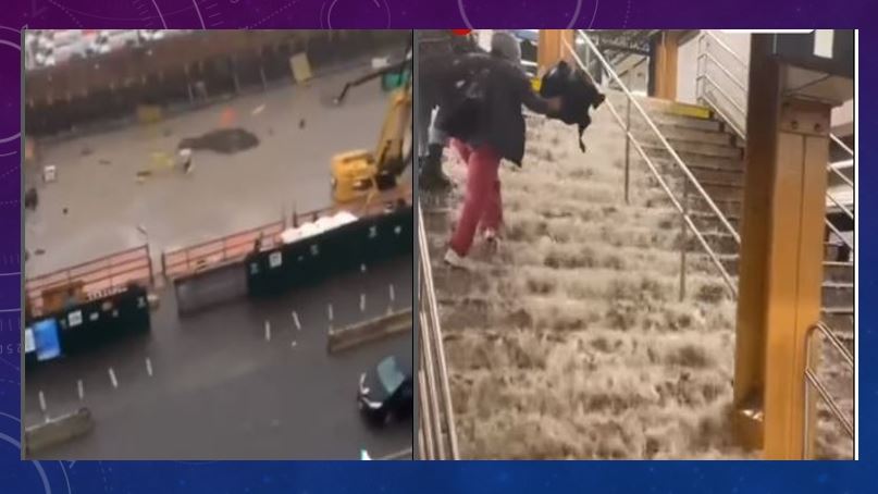 Banjir Bandang Akibat Hujan Deras di New York City
