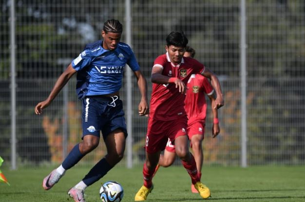 Gol Cepat Nabil Asyura Bawa Kemenangan Tim U-17 Indonesia  Melawan SC Paderborn Youth