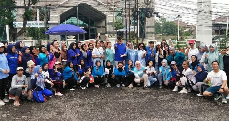 Badan Relawan Prabowo (BRP)Gelar Sabtu Biru Langit Ceria di Ratu Prabu1 Jakarta Selatan