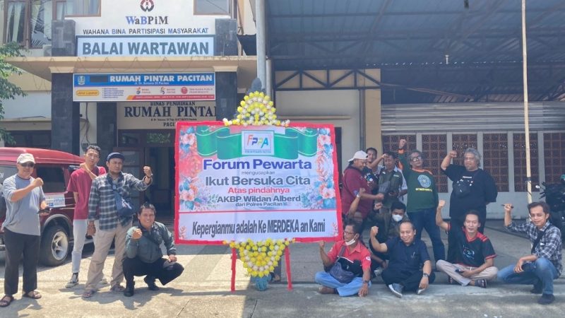 Apa Alasannya, Forum  Wartawan Pacitan Sampaikan Terima Kasih kepada Kapolda Jatim