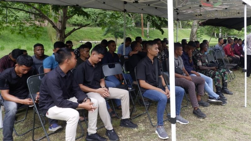Brigif 26/GP Mengikuti Silaturahmi dengan Warga Saat Perayakan Natal 2023