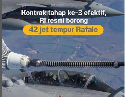 Kementerian Pertahanan RI Resmi Memborong 42 Jet Tempur Rafale