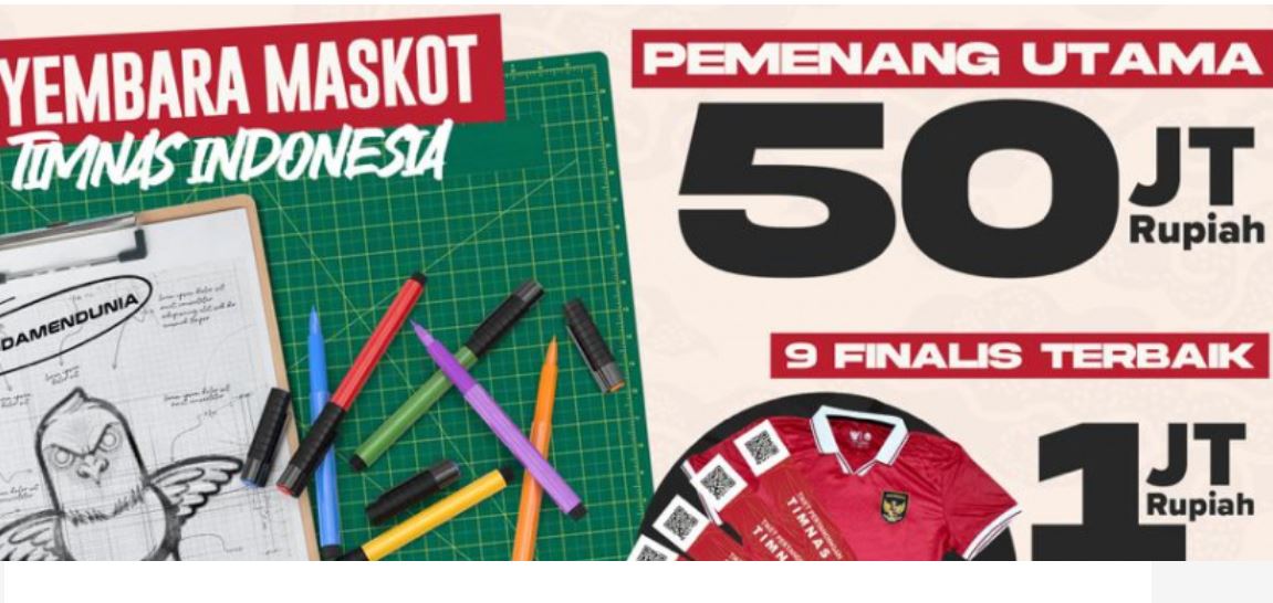Sayembara Desain Maskot Resmi Timnas Indonesia: #BersamaGaruda