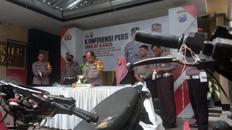 Press  Konference Kapolres Pacitan;  Tragedi Kecelakaan Lalu Lintas di Awal Tahun Baru 2024, Anak-anak di Bawah Umur Jadi Korban