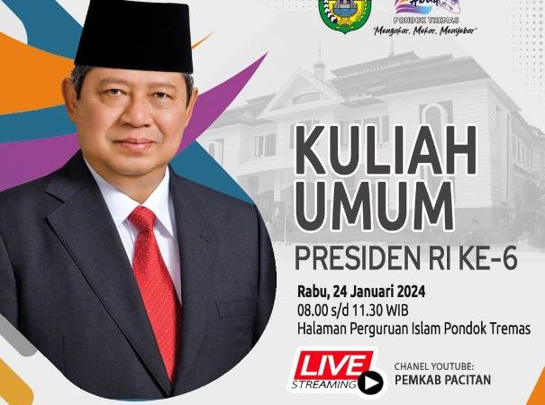 Peringatan 2 Abad Pondok Tremas: Kuliah Umum Bersama Presiden RI ke-6, Prof. Dr. H. Susilo Bambang Yudhoyono