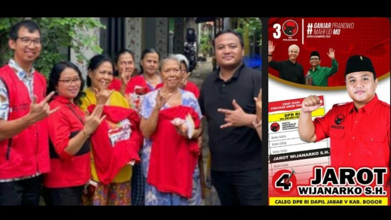 Caleg DPR RI Dapil V Jabar Dari PDI Perjuangan Jarot Wijanarko, Komit Akan Perjuangkan Kesejahteraan Masyarakat Kabupaten Bogor