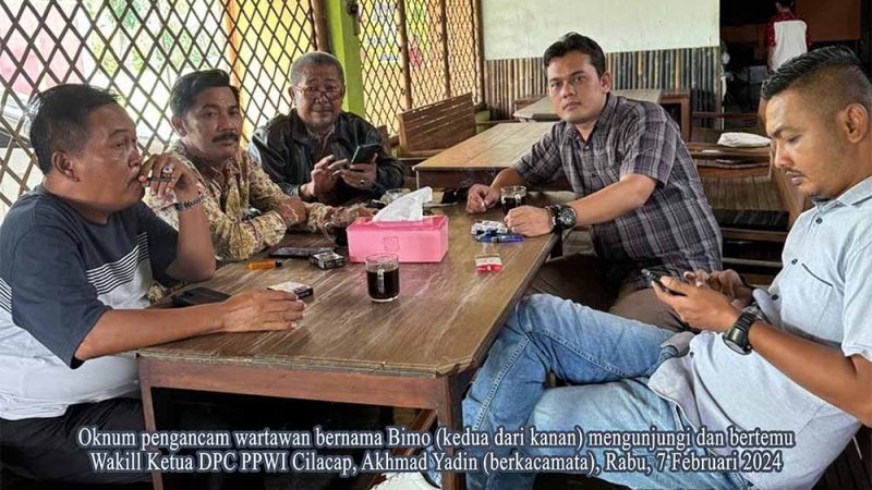 Terkait Kasus Bimo Intimidasi Wartawan, Kabid Irba Dinas PSDA Cilacap Bantah Terlibat