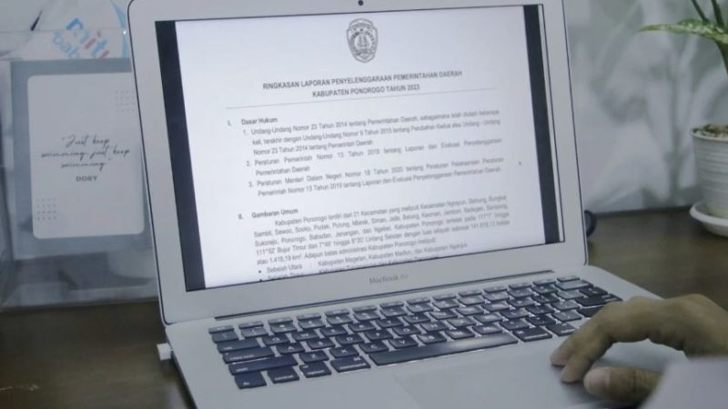 Capaian Penghargaan Kinerja Pemkab Ponorogo tahun 2023