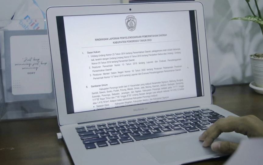 Capaian Penghargaan Kinerja Pemkab Ponorogo tahun 2023