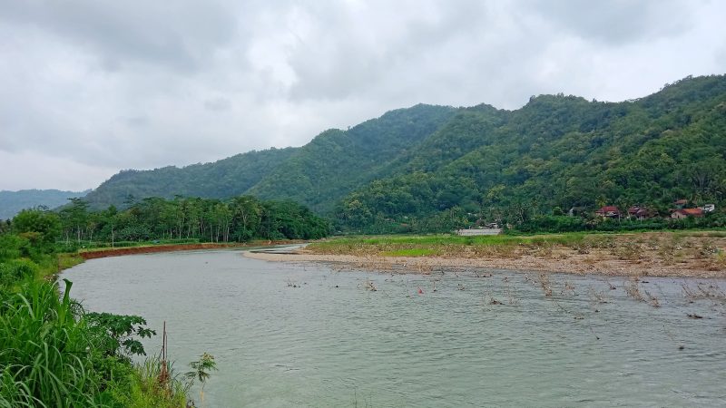 Dampak Perubahan Aliran Sungai Grindulu Mengancam Lahan Warga Gunungsari, Pacitan