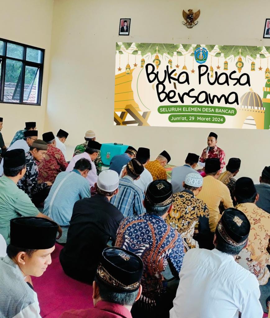 Hadiri Buka Bersama Desa Bancar, Camat Bungkal Pinta Masyarakat Jaga Pembangunan