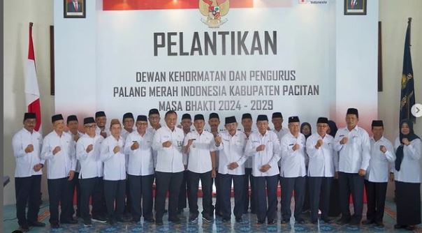 Pelantikan Pengurus PMI Pacitan Periode 2024-2029