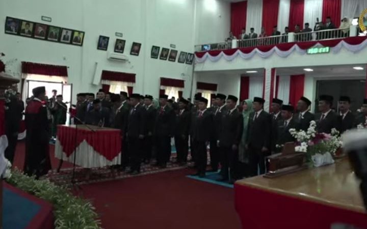 Pelantikan Anggota DPRD Pacitan Periode 2024-2029 Berlangsung Khidmat