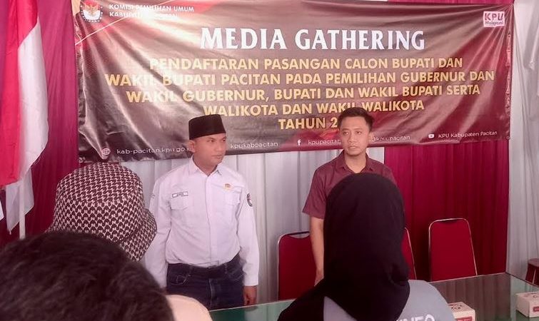 Catat 27-29 Agustus; Jadwal  Pendaftaran Pasangan Calon Bupati dan Wakil Bupati  Pilkada Pacitan 2024