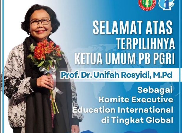 PPLP-PT PGRI Pacitan; Selamat  Prof. Unifah Rosyidi atas Terpilihnya sebagai Anggota Komite Eksekutif Education International
