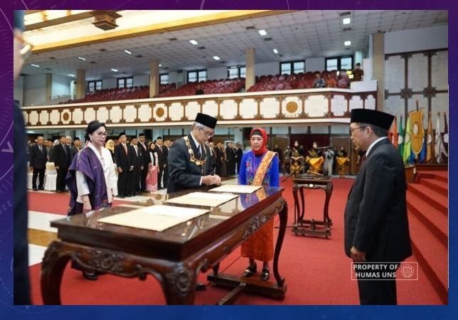 Prof. Dr. Hartono Resmi Dilantik Sebagai Rektor UNS untuk Masa Jabatan 2024-2029