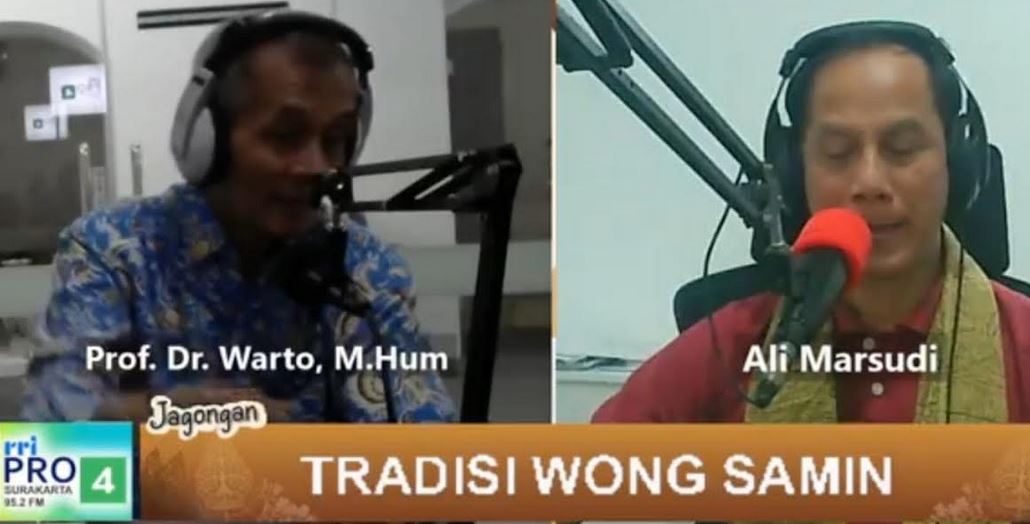 Tradisi dan Kepercayaan Unik Wong Samin Menjadi Topik Perbincangan di RRI Surakarta