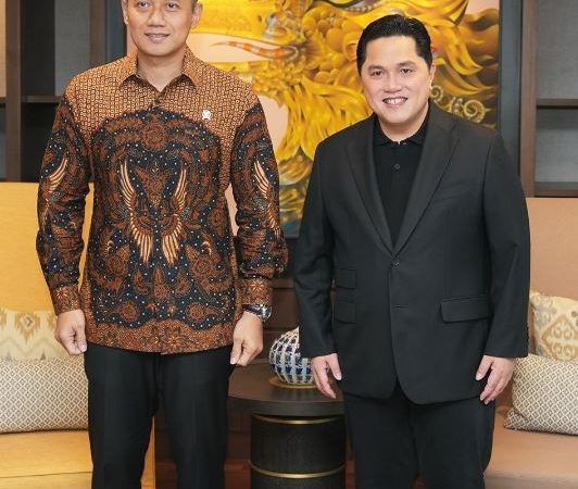 Erick Thohir dan Agus Harimurti Yudhoyono Bahas Peningkatan Ekosistem Transportasi untuk Pertumbuhan Ekonomi