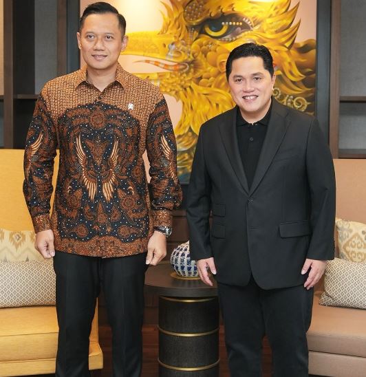 Erick Thohir dan Agus Harimurti Yudhoyono Bahas Peningkatan Ekosistem Transportasi untuk Pertumbuhan Ekonomi