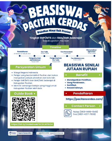 PACE 4 Tahun: Ngayuh Gegayuhan, Meraih Masa Depan Cerah!