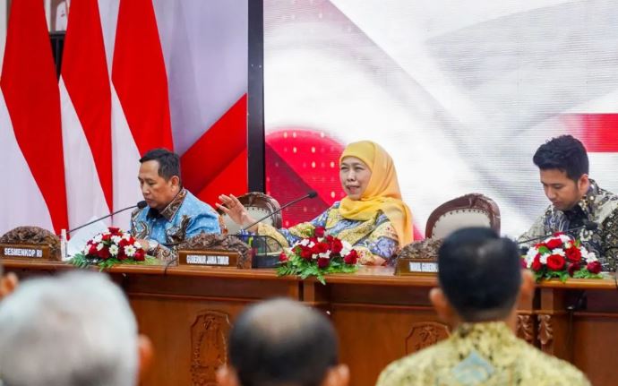 Khofifah Indar Parawansa; Optimistis Koperasi  Merah Putih Dorong Pertumbuhan Ekonomi di Desa