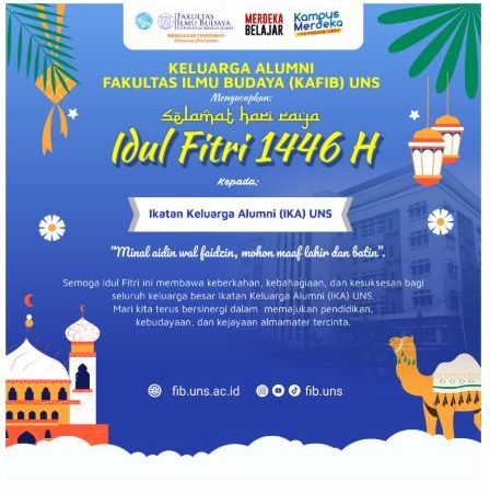 KAFIB UNS Mengucapkan Selamat Idul Fitri 1446 H kepada Ikatan Alumni UNS