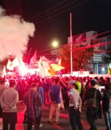 PMII Pacitan Gelar Aksi Damai di Depan Gedung DPRD, Suarakan Aspirasi Rakyat