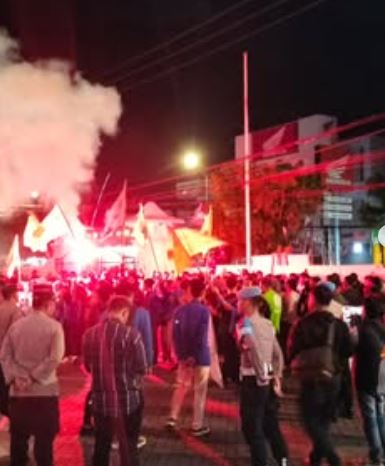 PMII Pacitan Gelar Aksi Damai di Depan Gedung DPRD, Suarakan Aspirasi Rakyat