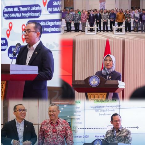 Kemdiktisaintek Kukuhkan Program Pengayaan Sekolah Garuda Transformasi 2025