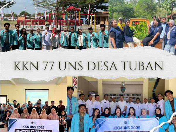 KKN 77 UNS 2025 Hadir di Desa Tuban: Sepuluh Program Kreatif Wujudkan Desa Proklim