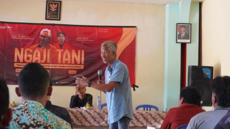 GMNI Pacitan Dorong Regenerasi Petani Lewat Forum Ngaji Tani di Desa Gasang