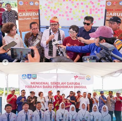 Peresmian SMA Garuda Baru di Belitung Timur, Tonggak Awal Program Pendidikan Unggul Presiden Prabowo