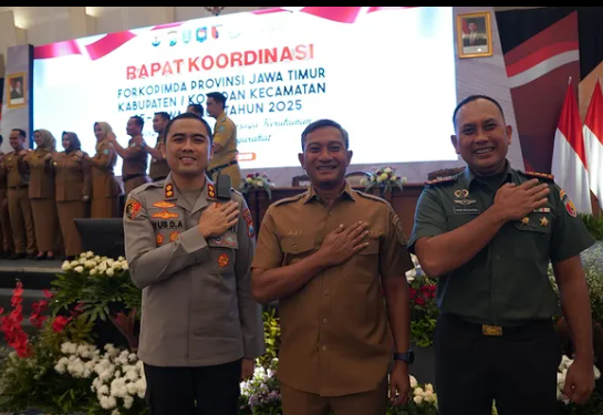 Bupati Indrata Nur Bayuaji Hadiri Rakor Forkopimda se-Jatim, Wujudkan Kerjasama untuk Keutuhan Daerah