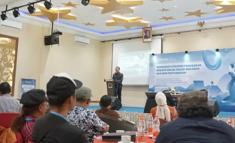Pegiat Seni Pacitan Belajar Strategi Pemasaran Bersama Kemenparekraf