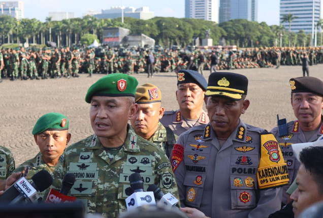 Ribuan Personel Siap Amankan Nataru, Apel Gabungan Digelar di Monas