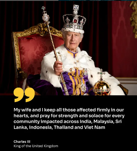 Raja Charles III Serukan Kepedulian Lingkungan dalam Pesan Duka untuk Asia