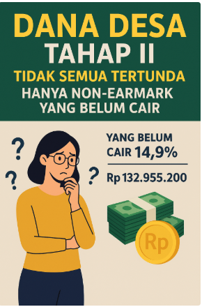 Dana Desa Tahap II Tidak Semua Tertunda, Hanya Non-Earmark yang Belum Cair