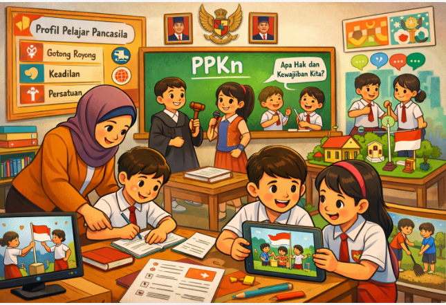 Ketika PPKn Terasa Jauh dari Kehidupan Siswa;   Problematika Pembelajaran Pendidikan Kewarganegaraan di Sekolah Dasar